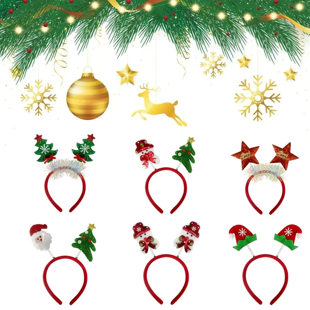 ที่คาดผมคริสต์มาส 10 ชิ้น ที่ค - Reindeer Antlers Headband บทวิจารณ์และราคา