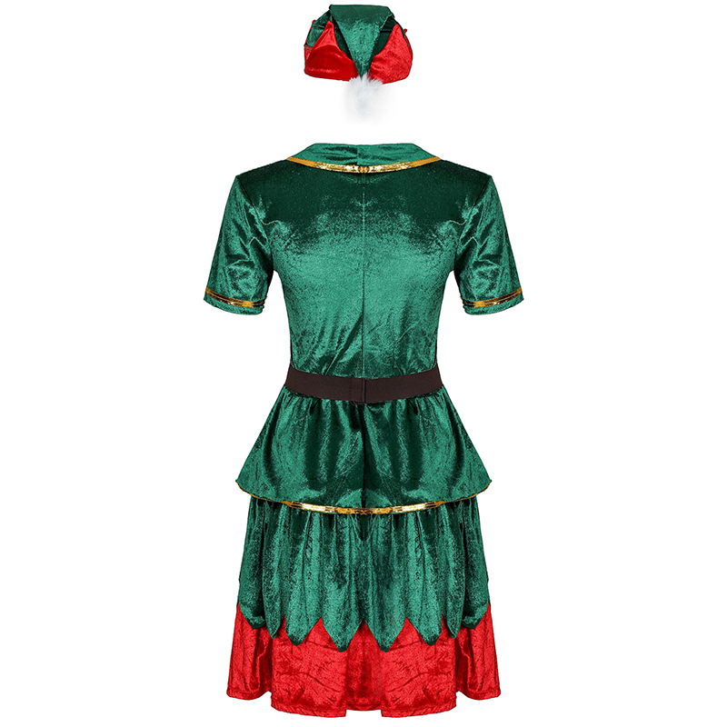 ชุดมาสคอตคู่รักงานคาร์นิวัล ชุ - Elf Costume Christmas บทวิจารณ์และราคา