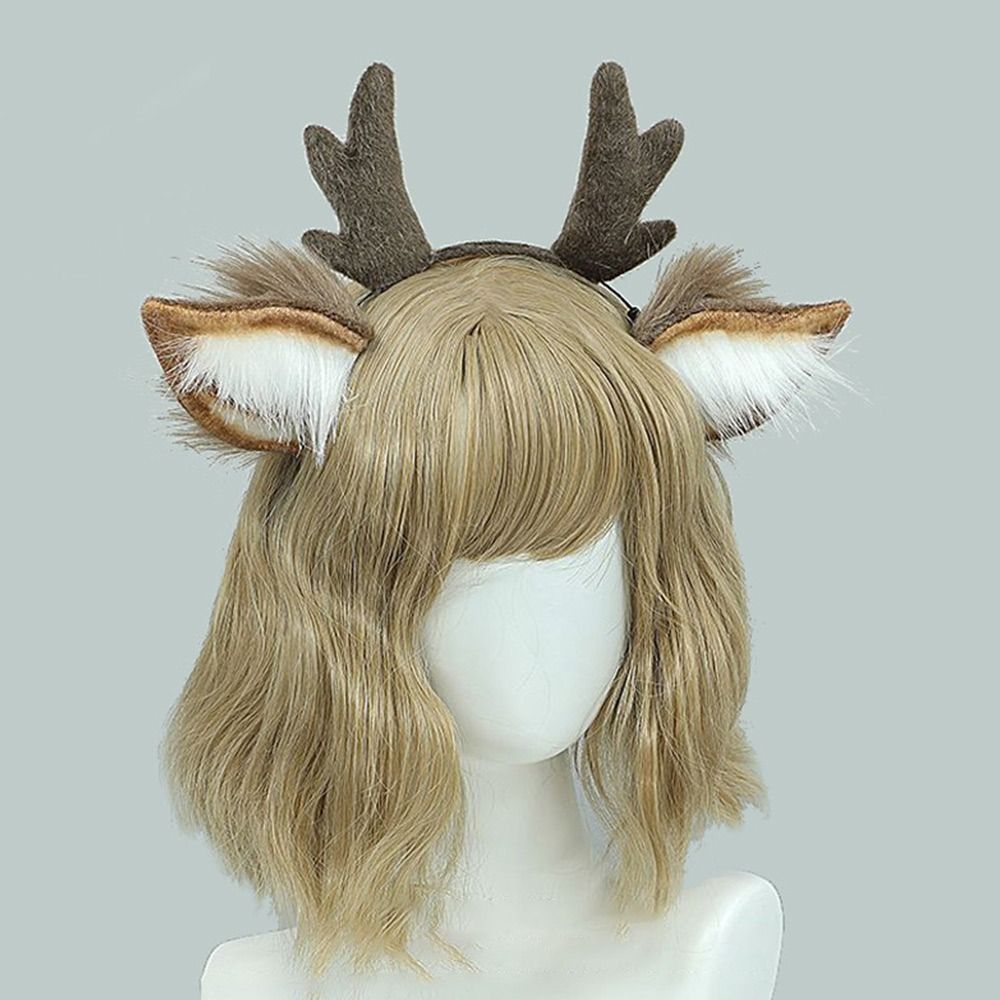 ที่คาดผมหูกวางเรนเดียร์แบบยูนิ - Reindeer Antlers Headband บทวิจารณ์และราคา