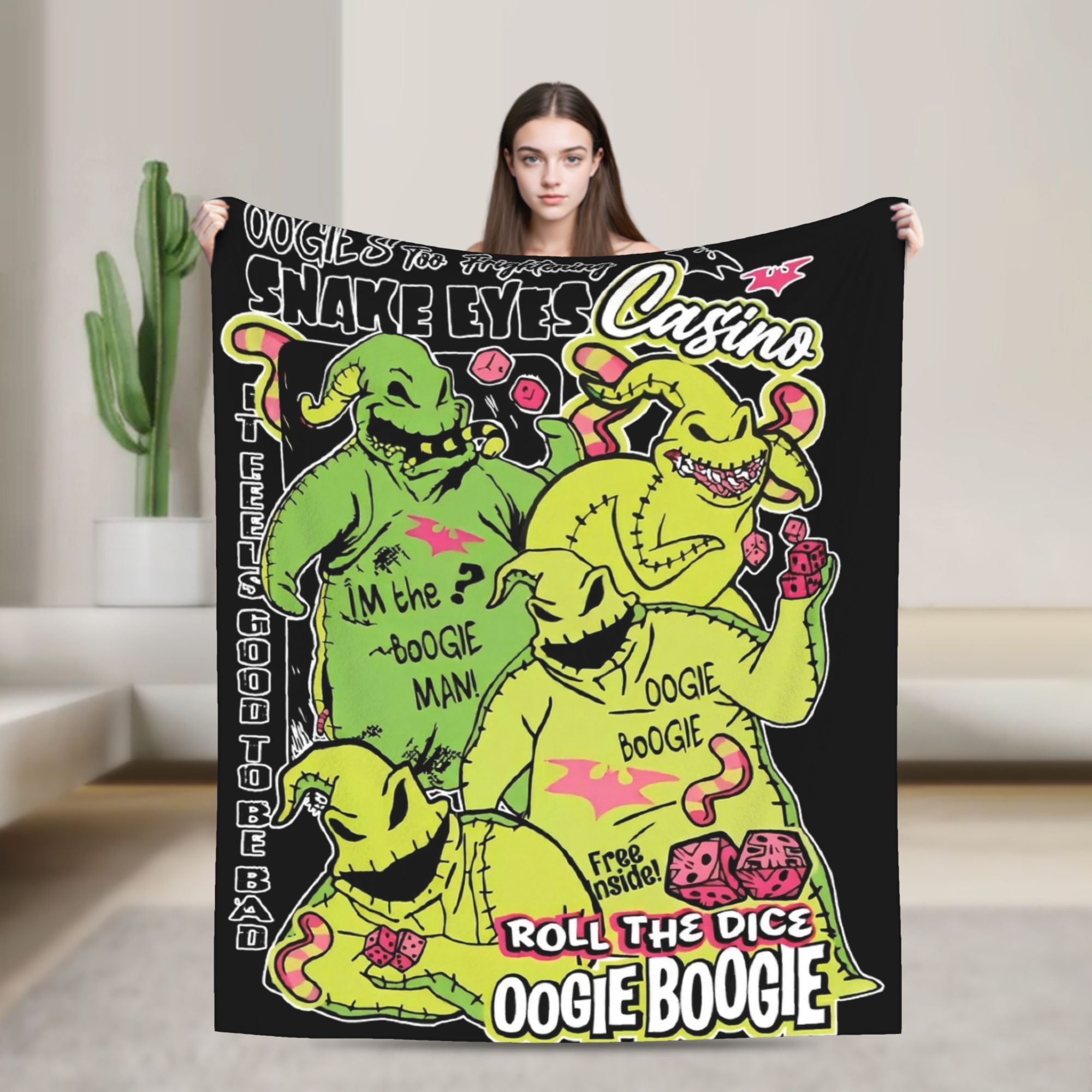 ผ้าห่มลาย Nightmared Before Ch - Christmas Throw Blanket บทวิจารณ์และราคา