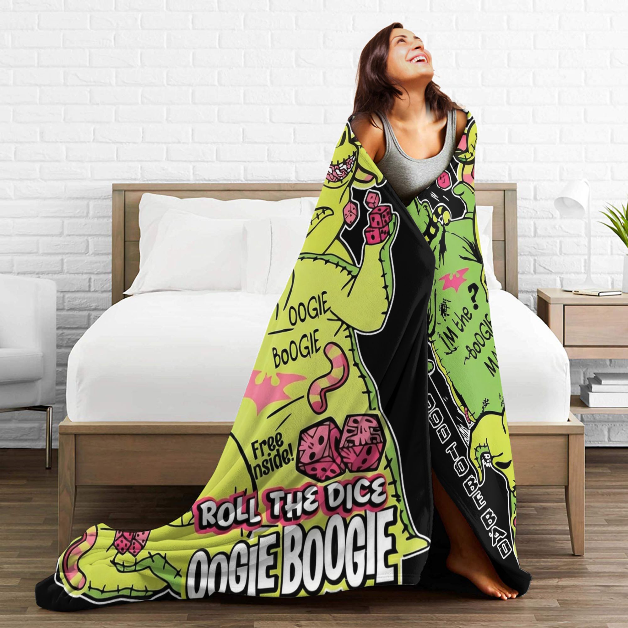 ผ้าห่มลาย Nightmared Before Ch - Christmas Throw Blanket บทวิจารณ์และราคา
