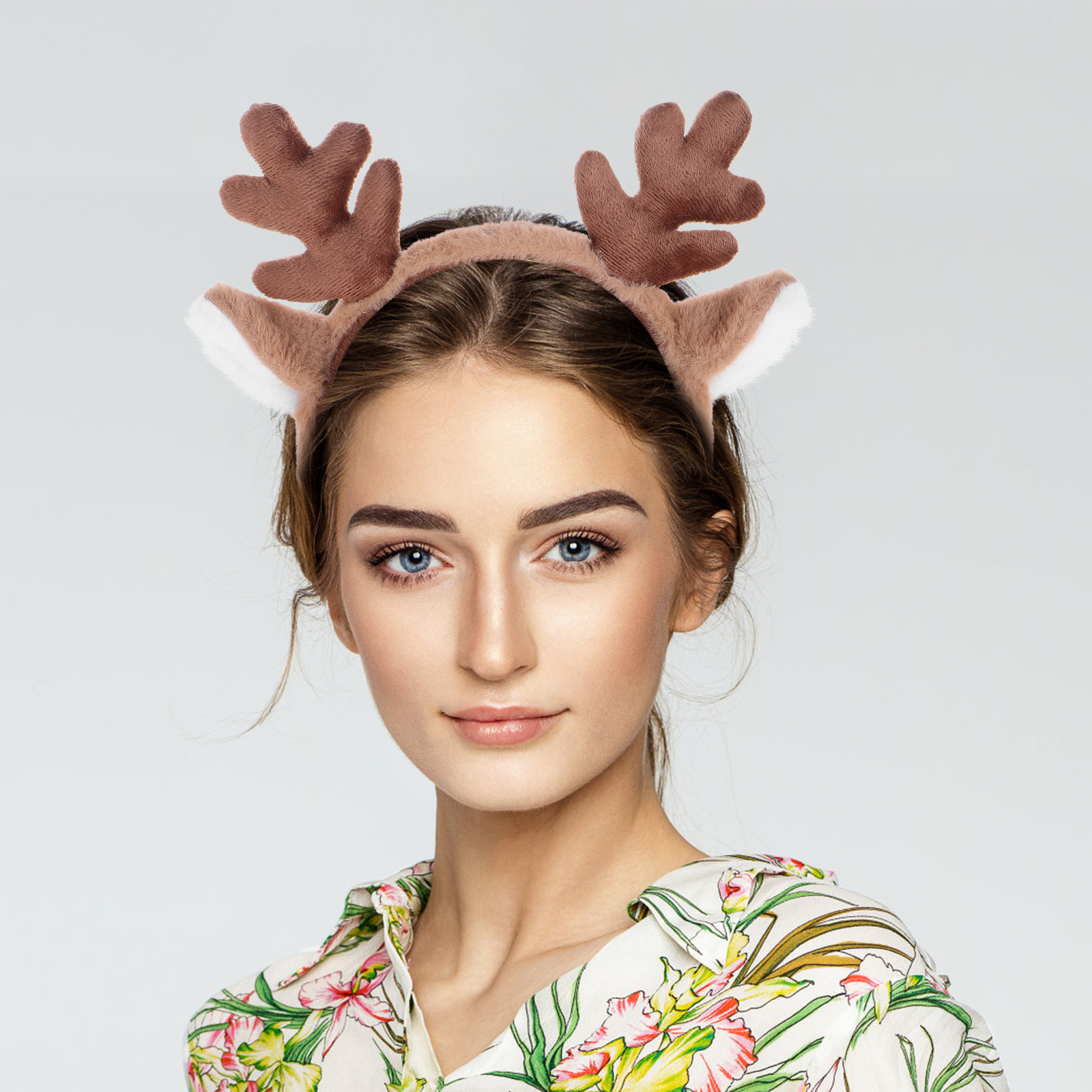 ที่คาดผมคริสต์มาสพร้อมเขากวางเ - Reindeer Antlers Headband บทวิจารณ์และราคา