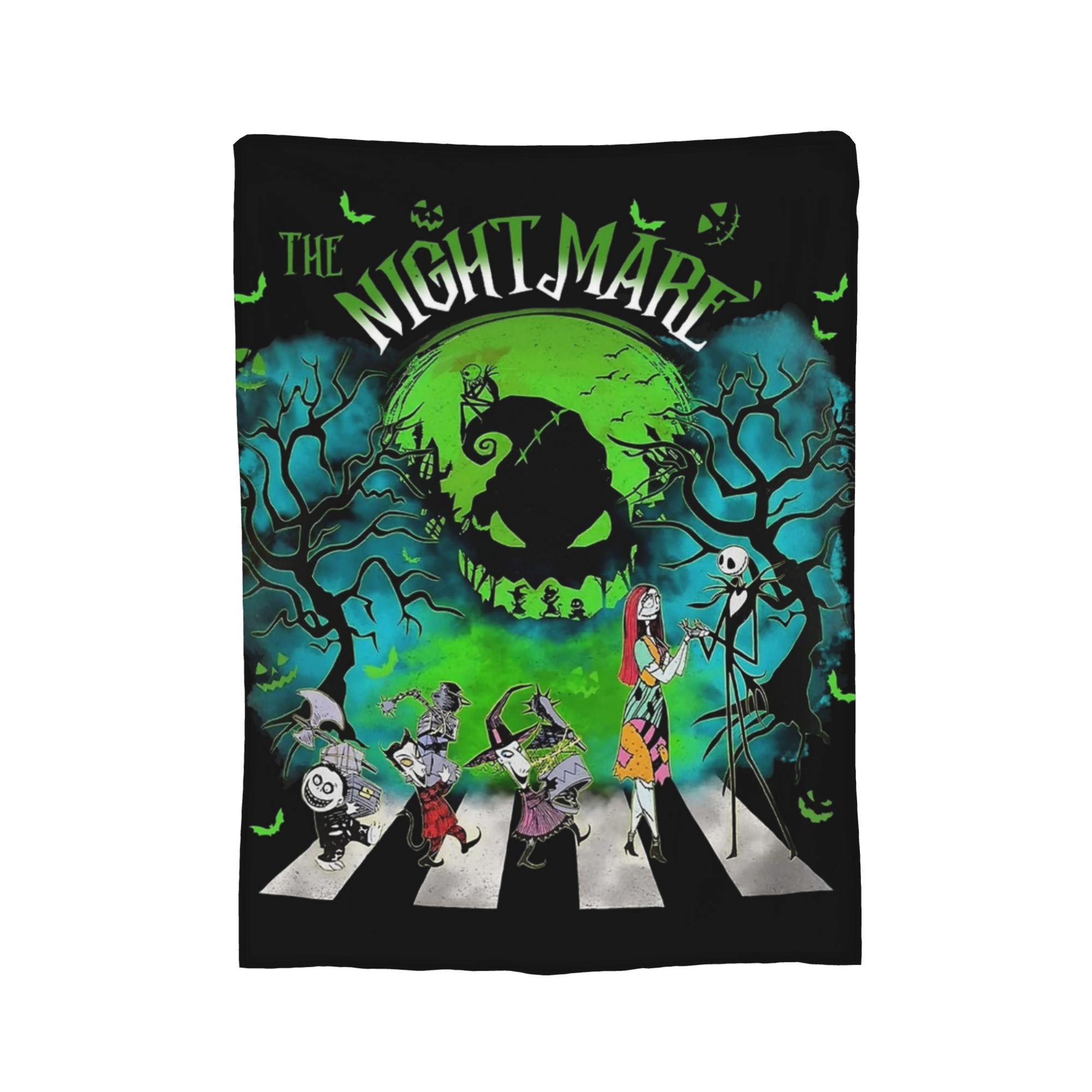 ผ้าห่มฟลานเนลลาย Oogie Boogie  - Christmas Throw Blanket บทวิจารณ์และราคา